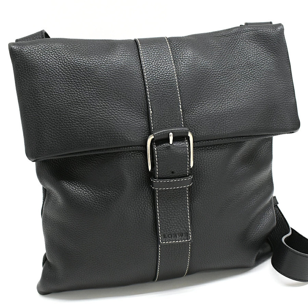 Loewe Crossbody Bag Leather Black